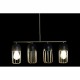 Полилей DKD Home Decor Черен Златен 220 V 50 W (60 x 11 x 26 cm) Полилей DKD Home Decor Черен Златен 220 V 50 W (60 x 11 x 26 cm)