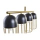 Полилей DKD Home Decor Черен Златен 220 V 50 W (60 x 11 x 26 cm) Полилей DKD Home Decor Черен Златен 220 V 50 W (60 x 11 x 26 cm)