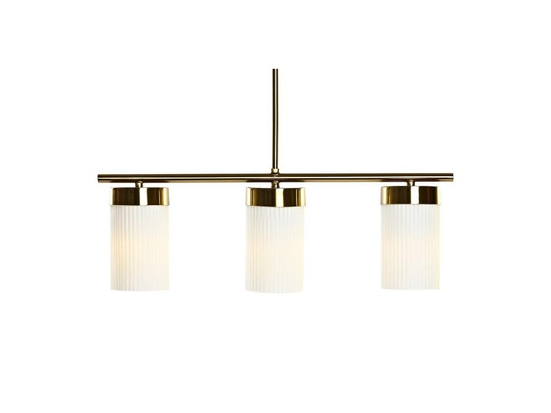 Полилей DKD Home Decor Бял Златен Метал Кристал 60 x 15 x 25 cm