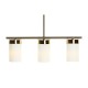 Полилей DKD Home Decor Бял Златен Метал Кристал 60 x 15 x 25 cm