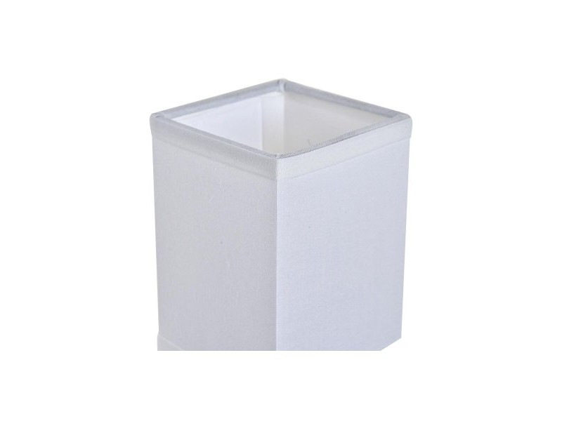 Стенна лампа DKD Home Decor Сребрист Метал полиестер Бял 220 V 40 W (12 x 10 x 22 cm)