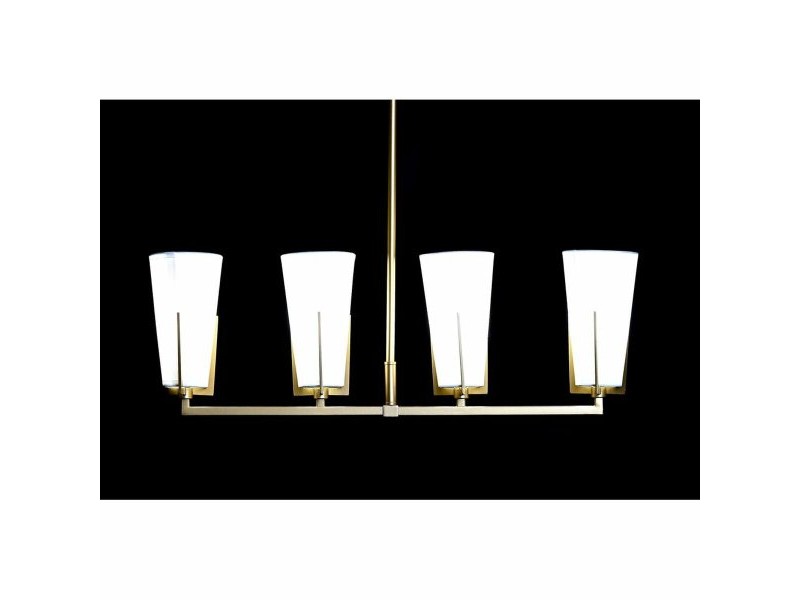 Полилей DKD Home Decor Златен Бял (67 x 14 x 22 cm)