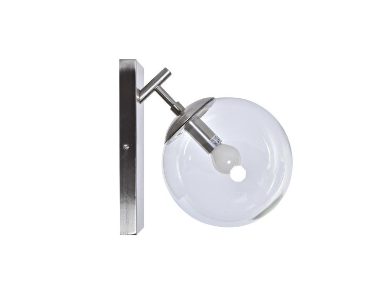 Стенна лампа DKD Home Decor 25W Кристал Сребрист Метал 220 V (20 x 25 x 27 cm) Стенна лампа DKD Home Decor 25W Кристал Сребрист Метал 220 V (20 x 25 x 27 cm)