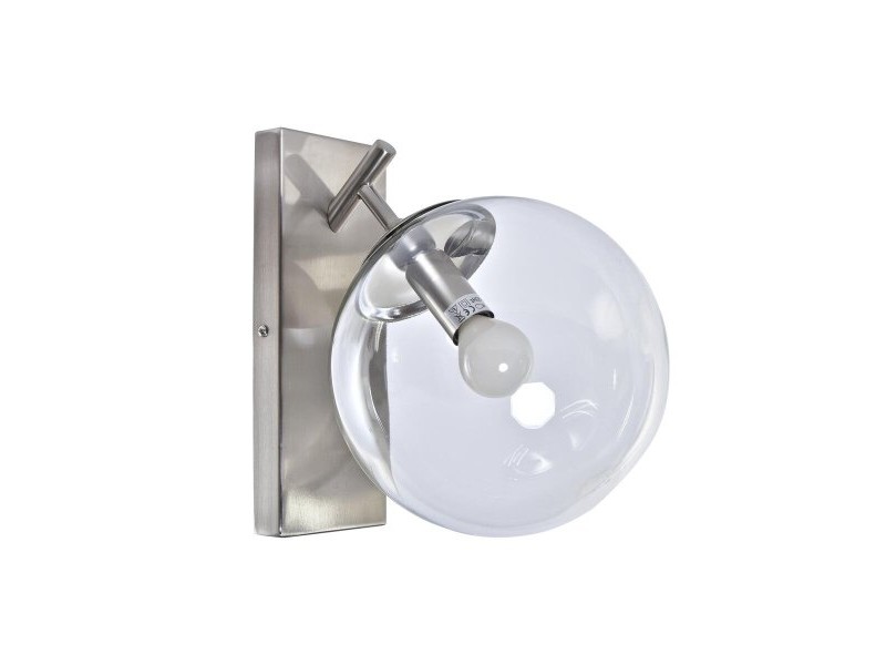 Стенна лампа DKD Home Decor 25W Кристал Сребрист Метал 220 V (20 x 25 x 27 cm) Стенна лампа DKD Home Decor 25W Кристал Сребрист Метал 220 V (20 x 25 x 27 cm)