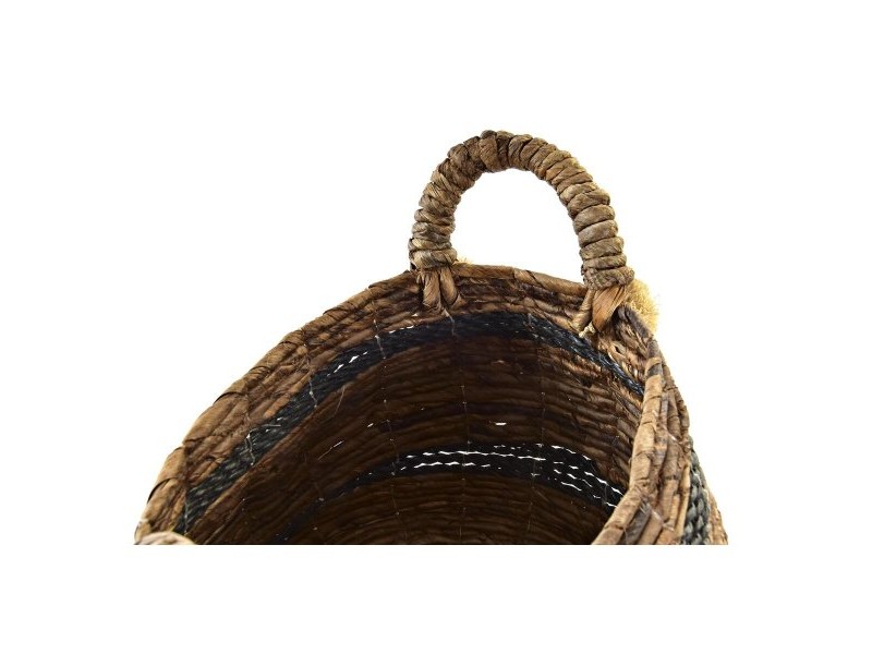 Игра на Кошници DKD Home Decor Естествено влакно 31 x 31 x 33 cm Колониален