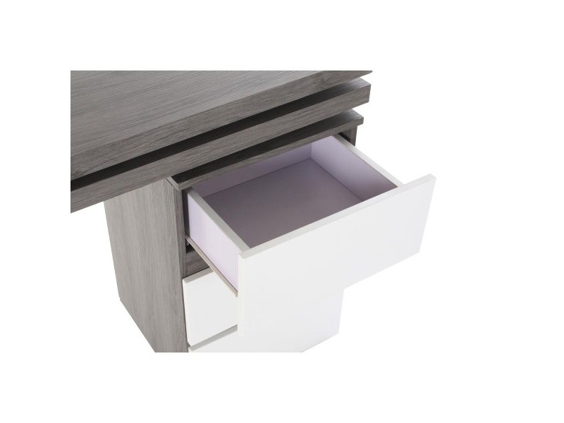 Бюро DKD Home Decor Естествен Сив Метал MDF (150 x 120 x 75 cm)