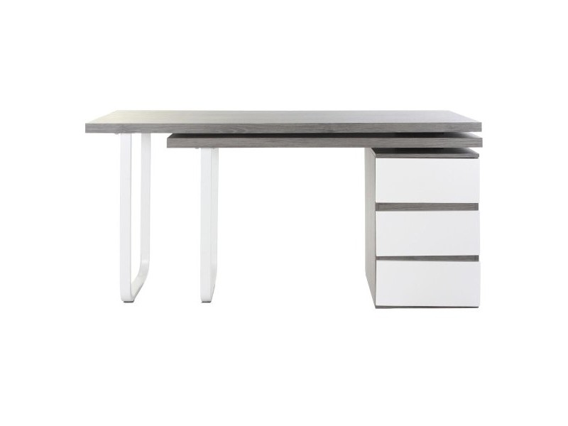 Бюро DKD Home Decor Естествен Сив Метал MDF (150 x 120 x 75 cm)