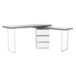 Бюро DKD Home Decor Естествен Сив Метал MDF (150 x 120 x 75 cm)
