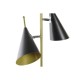 Настолна лампа DKD Home Decor Черен Златен Метал 25 W 220 V 38 x 16 x 64 cm Настолна лампа DKD Home Decor Черен Златен Метал 25 W 220 V 38 x 16 x 64 cm