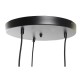 Полилей DKD Home Decor 43 x 43 x 100 cm Черен Кафяв Бамбук 50 W Полилей DKD Home Decor 43 x 43 x 100 cm Черен Кафяв Бамбук 50 W