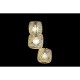 Полилей DKD Home Decor 43 x 43 x 100 cm Черен Кафяв Бамбук 50 W