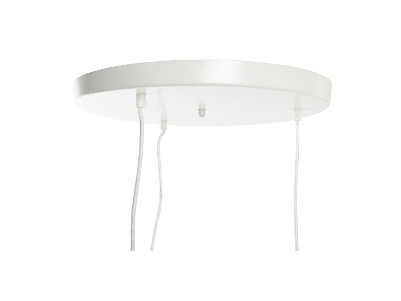 Полилей DKD Home Decor Бял Светло кафяв 220 V 50 W (38 x 38 x 75 cm)