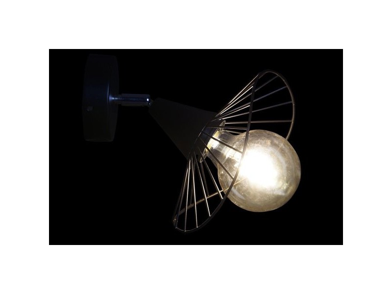Стенна лампа DKD Home Decor Черен Метал 50 W 220 V Град 21 x 22 x 22 cm