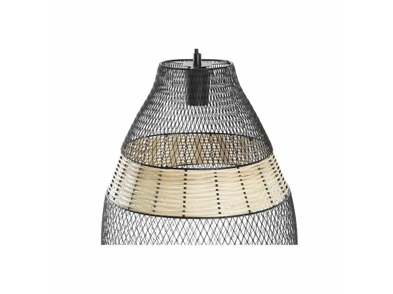 Полилей DKD Home Decor Черен Метал Кафяв 50 W 32 x 32 x 43 cm