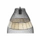 Полилей DKD Home Decor Черен Метал Кафяв 50 W 32 x 32 x 43 cm