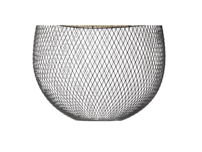 Полилей DKD Home Decor Черен Метал Кафяв 50 W 32 x 32 x 43 cm