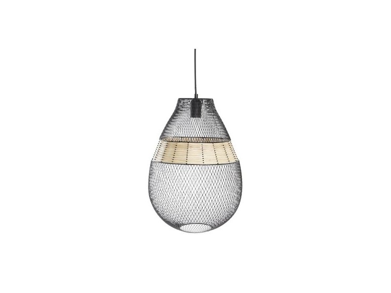 Полилей DKD Home Decor Черен Метал Кафяв 50 W 32 x 32 x 43 cm