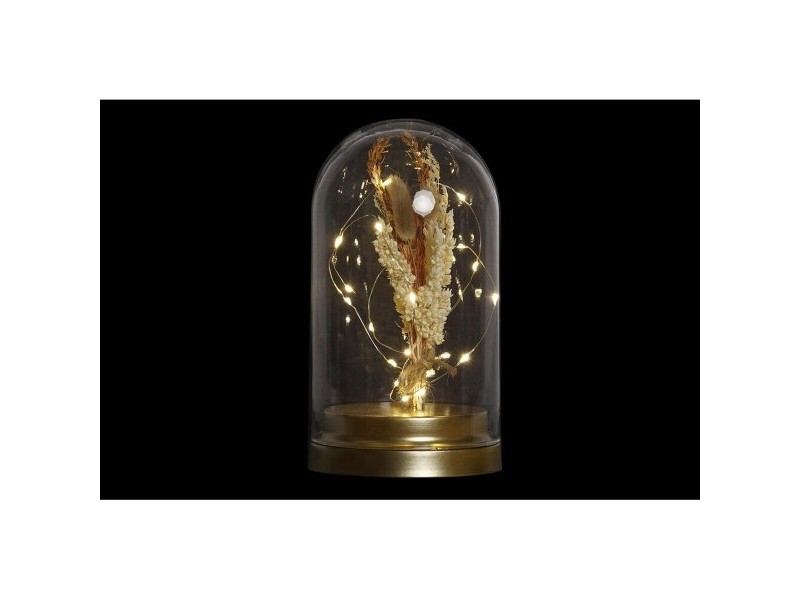 Ярка декорация DKD Home Decor Метал Кристал Цвете 30 x 40 cm 12 x 12 x 22 cm
