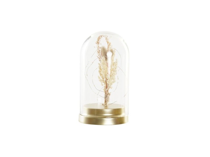 Ярка декорация DKD Home Decor Метал Кристал Цвете 30 x 40 cm 12 x 12 x 22 cm