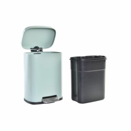Кошче за Боклук DKD Home Decor Мента матов 21 x 15 x 29,5 cm Метал 5 L Основен