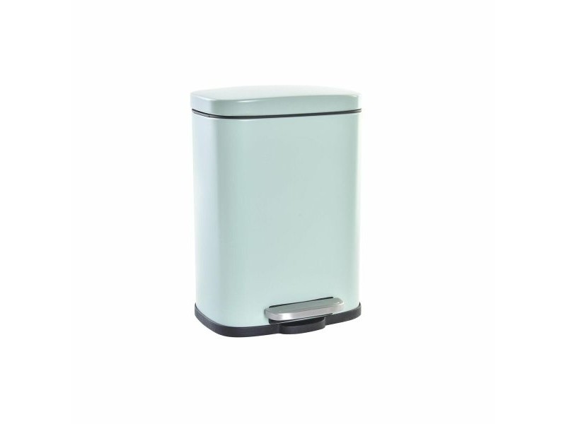 Кошче за Боклук DKD Home Decor Мента матов 21 x 15 x 29,5 cm Метал 5 L Основен