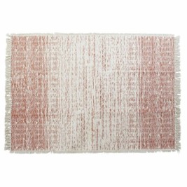 Килим DKD Home Decor Бежов Оранжев Ресни 160 x 230 x 1 cm