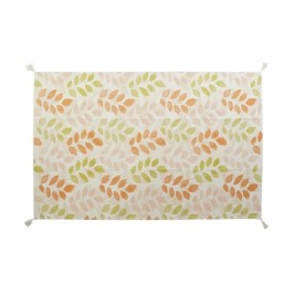 Килим DKD Home Decor Бежов Многоцветен Лист на растение (120 x 180 x 1 cm)
