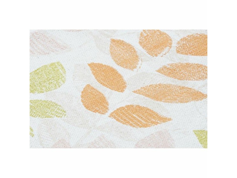 Килим DKD Home Decor Бежов Многоцветен Лист на растение (160 x 230 x 1 cm)