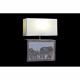 Настолна лампа DKD Home Decor Бял Кафяв Дърво манго 50 W 220 V 33 x 12 x 41 cm