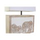 Настолна лампа DKD Home Decor Бял Кафяв Дърво манго 50 W 220 V 33 x 12 x 41 cm