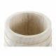 Саксия DKD Home Decor Кафяв Естествен Квадратек Boho 17 x 17 x 16 cm