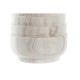Саксия DKD Home Decor Кафяв Естествен Квадратек Boho 17 x 17 x 16 cm