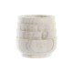 Саксия DKD Home Decor Кафяв Естествен Квадратек Boho 17 x 17 x 16 cm
