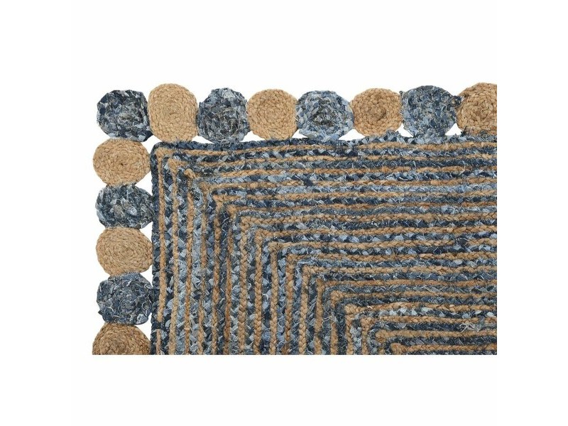 Килим DKD Home Decor Син Многоцветен Индианец (200 x 290 x 1 cm)