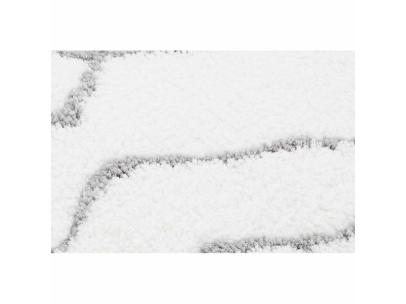 Килим DKD Home Decor Бял Сив Ромб Scandi Ø 9,4 cm 120 x 180 x 3 cm