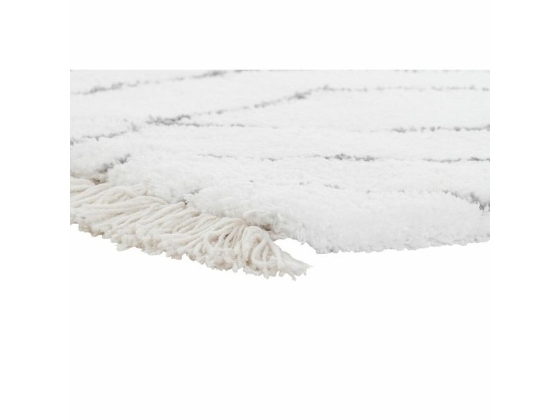 Килим DKD Home Decor Бял Сив Ромб Scandi Ø 9,4 cm 120 x 180 x 3 cm