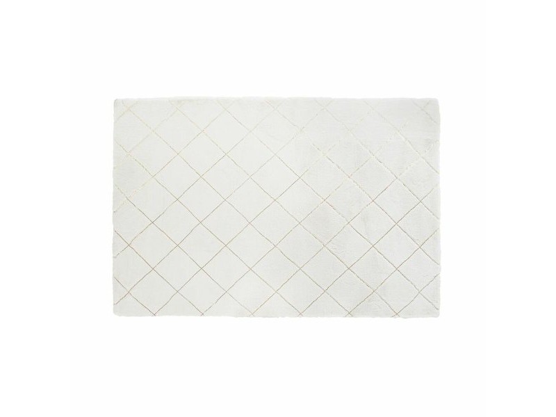 Килим DKD Home Decor Бял Модерен (120 x 180 x 2,2 cm)