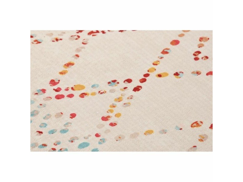 Килим DKD Home Decor 60 x 240 x 0,7 cm полиестер Многоцветен Ромб