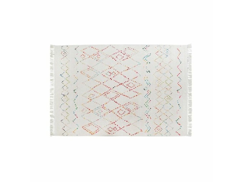 Килим DKD Home Decor Бял Многоцветен (120 x 180 x 0,7 cm) Килим DKD Home Decor Бял Многоцветен (120 x 180 x 0,7 cm)