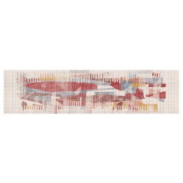 Килим DKD Home Decor Завършек със състаряващо покритие полиестер Многоцветен (60 x 240 x 0,7 cm)