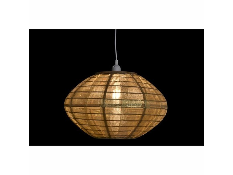 Полилей DKD Home Decor Естествен Златен Кафяв Бамбук 50 W (42 x 42 x 26 cm)