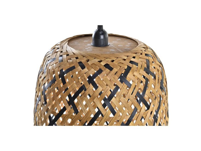 Полилей DKD Home Decor Черен Кафяв 220 V 50 W (41 x 41 x 39 cm)