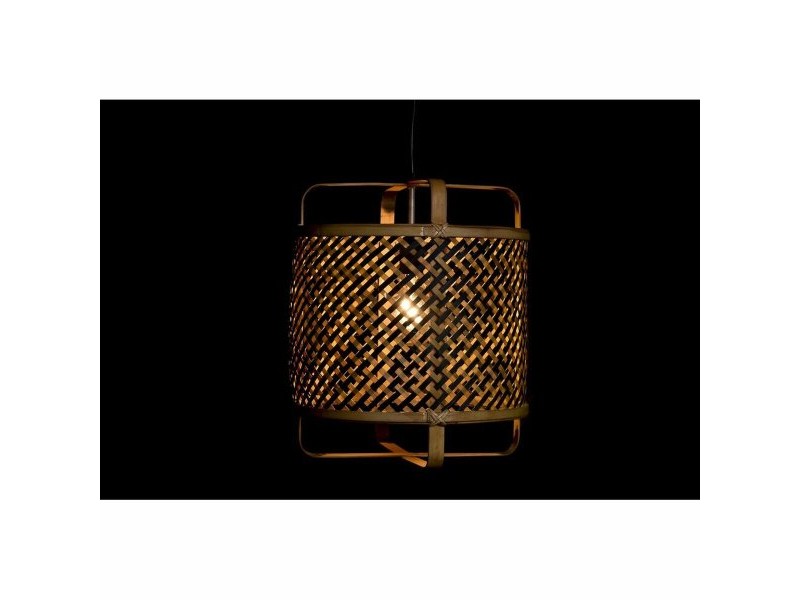 Полилей DKD Home Decor Черен Кафяв 220 V 50 W (36 x 36 x 48 cm)