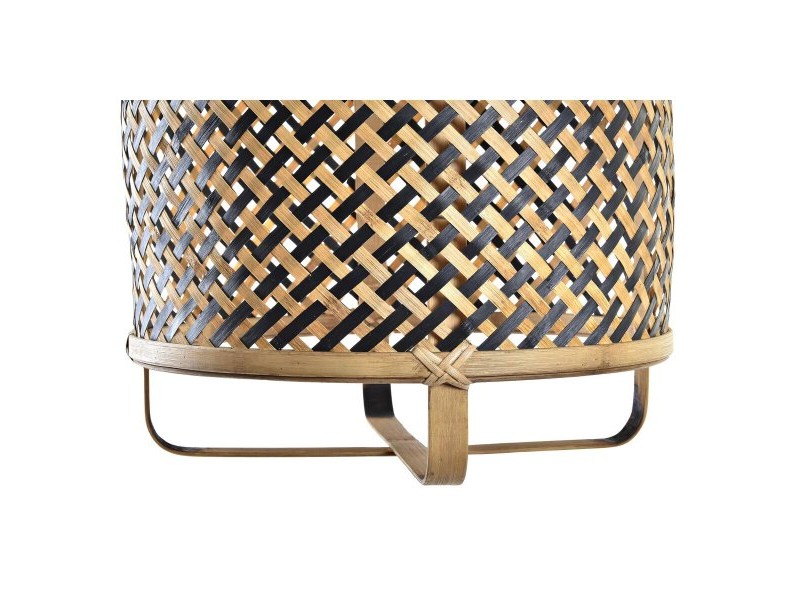 Полилей DKD Home Decor Черен Кафяв 220 V 50 W (36 x 36 x 48 cm)