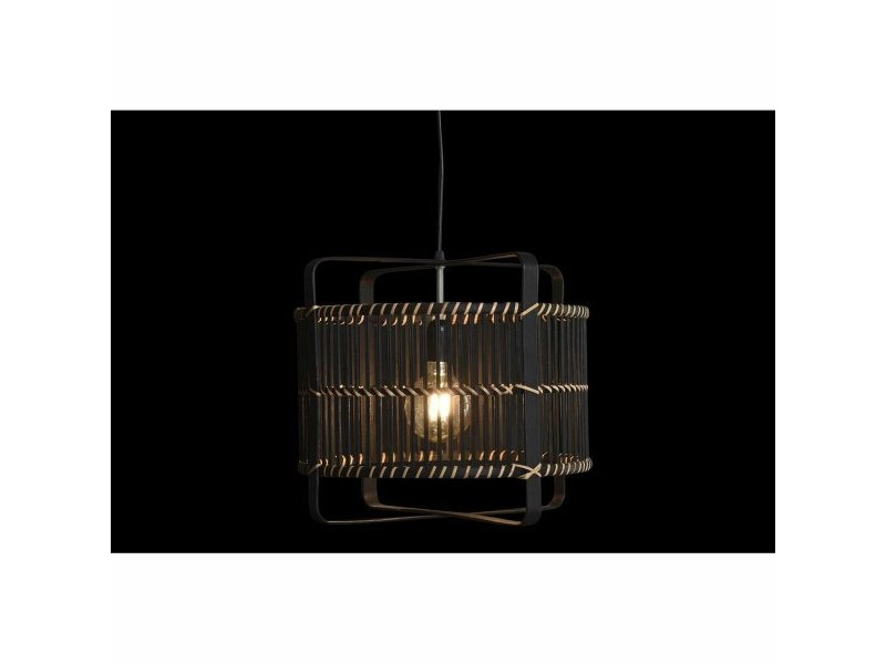 Полилей DKD Home Decor Черен Бамбук 50 W 40 x 40 x 35 cm