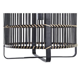 Полилей DKD Home Decor Черен Бамбук 50 W 40 x 40 x 35 cm