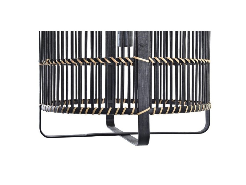 Полилей DKD Home Decor Черен Бамбук 50 W 40 x 40 x 35 cm