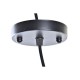 Полилей DKD Home Decor Черен Бамбук 50 W 40 x 40 x 35 cm