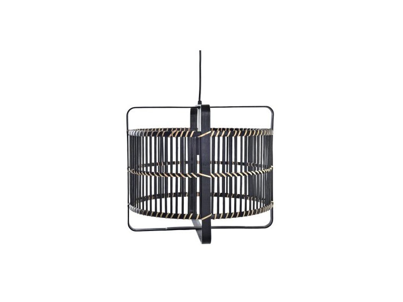 Полилей DKD Home Decor Черен Бамбук 50 W 40 x 40 x 35 cm