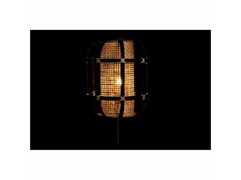 Настолна лампа DKD Home Decor Черен Кафяв Колониален 220 V 50 W (31 x 31 x 51 cm)